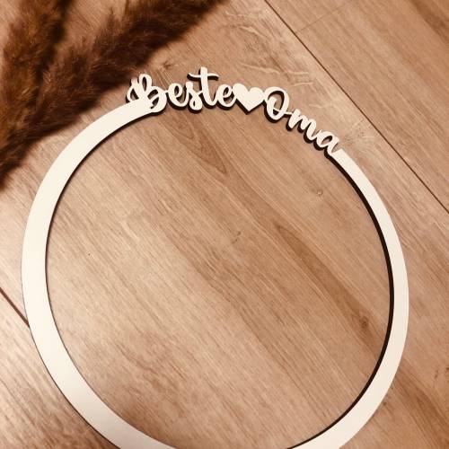 Dekoring „Beste Oma“ verschiedene Größen und Farben