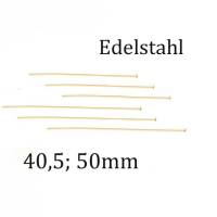 30x Nietstifte aus Edelstahl Flachkopf 40,5 oder 50 mm 2 Größen zur Auswahl Bild 1