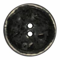 Modeknopf Vintage 2-Loch schwarz 23 mm Bild 1