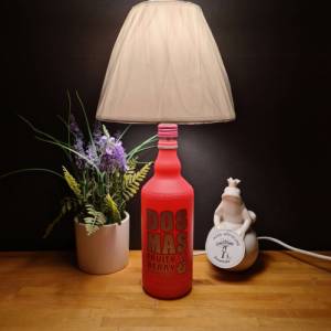 DOS MAS #YourPartyShot - Flaschenlampe, Bottle Lamp - Handmade UNIKAT Upcycling Bild 4