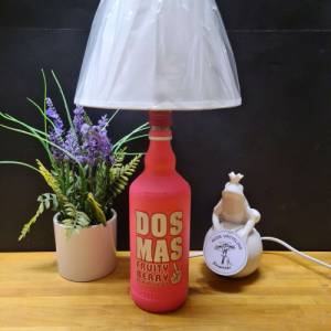 DOS MAS #YourPartyShot - Flaschenlampe, Bottle Lamp - Handmade UNIKAT Upcycling Bild 6