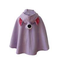 alien flieder halloween fasching kostüm cape poncho für kleinkinder Bild 2