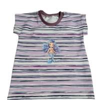 Kurzarmshirt / T-Shirt gr. 104 Meerjungfrau Bügelbild handmade Bild 1