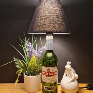 Pernod Bottle Lamp 0,7 l - Flaschenlampe - Handmade UNIKAT Bild 2