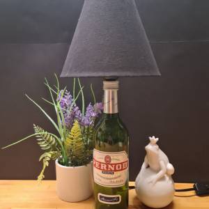 Pernod Bottle Lamp 0,7 l - Flaschenlampe - Handmade UNIKAT Bild 3