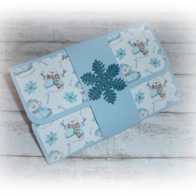 Karte für eine Gutscheinkarte oder Geldschein(e), Geschenkidee zu Weihnachten oder Nikolaus, Handmade