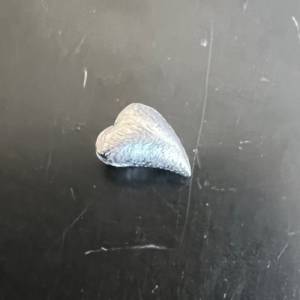 Herz aus 925-Silber, gebürstet - B51 Bild 3