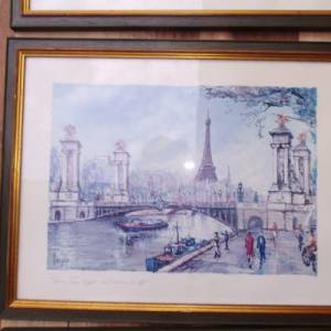 3  Wandbilder  Bilder  Kunstdruck Paris  Moulin Rouge Eiffelturm Bild 7