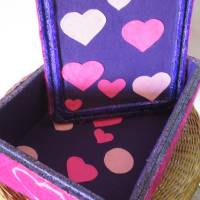Geschenkbox " Herz ", Geschenkschachtel aus befilztem Polystyrol Bild 4