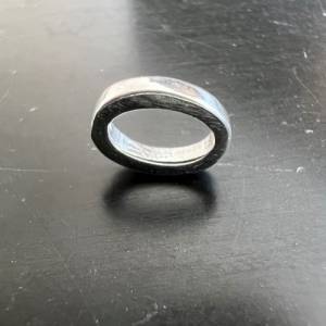 Oval aus 925-Silber, poliert, 9,7x7,3x1,9 mm - B45 Bild 5