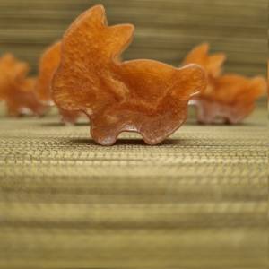 Süße kleine Hasen aus Epoxidharz, 6er Set. Dekoration für den Tisch usw.. Bild 8