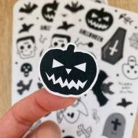 Stickerbogen Halloween - Bullet Journal - Planer Bild 2