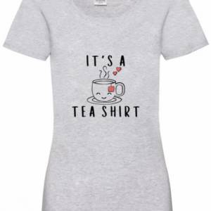 T-Shirt Damen- Shirt Damen mit einzigartigen Prints aus Baumwolle ,,Its a Tea Shirt " Bild 2