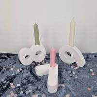 Kerzenhalter Zahl 0 - 9, Kerzenständer Stabkerze, Geburtstagskerze Zahl, Tischdeko Geburtstag, kleine Aufmerksamkeit Bild 6