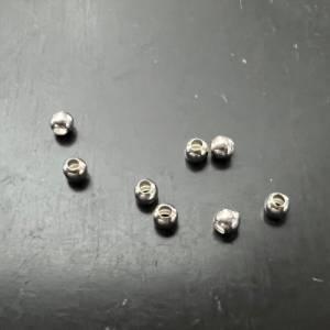 20 x 925-Silber Kugeln, Quetschkugeln, Quetschperlen, verschiedene Größe, 1,8mm, 2,0mm, 2,2mm, 2,5mm, 3,0mm Bild 1