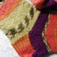 Socken handgestrickt, Größe 36/37 , Stricksocken, Wollsocken, Damen Socken Bild 6