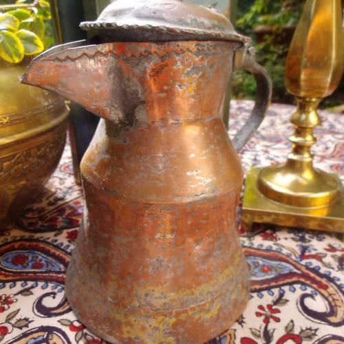 Kupfer Kupferkanne Kanne Kännchen Küchendeco Cottage Landhaus
