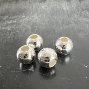 Silberkugeln / Kaschierperlen, Kugeln aus 925-Silber, verschiedene Größen Bild 1