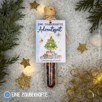 Tee Reagenzgläser weihnachtlich, personalisierte Geschenke, Früchtetee im Reagenzglas Bild 7