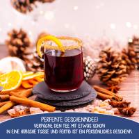Tee Reagenzgläser weihnachtlich, personalisierte Geschenke, Früchtetee im Reagenzglas Bild 9