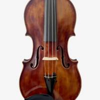Antike Violine, alte 4/4 Geige aus Böhmen, spielfertiges Streichinstrument Bild 4