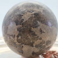Große Muschelkalk Edelsteinkugel, 84 mm, Meditation und Heilsteine, glänzende Kugel, Wunderbarer Kristall Bild 10