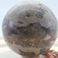 Große Muschelkalk Edelsteinkugel, 84 mm, Meditation und Heilsteine, glänzende Kugel, Wunderbarer Kristall Bild 6