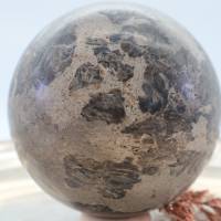 Große Muschelkalk Edelsteinkugel, 84 mm, Meditation und Heilsteine, glänzende Kugel, Wunderbarer Kristall Bild 7