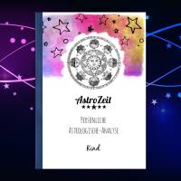 Horoskop Kind • Psychologische Astrologie • Großformat Design Cover Bild 1