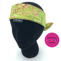 Haarband mit Draht - Batik-Grün Design Bild 5