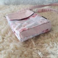 Handytäschchen I Umhängetäschchen für wichtige Kleinigkeiten I rosa Mädchentraum I Kirschblüten Bild 2