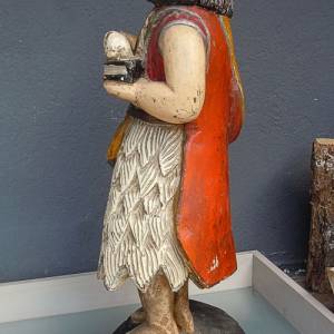 Johannes der Täufer Holz Statue Bild 2