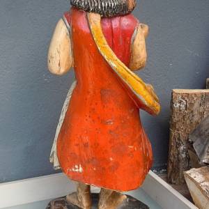 Johannes der Täufer Holz Statue Bild 3