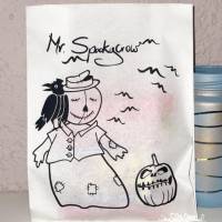 Plotterdatei Mr. Spookycrow, alternatives Halloween, SVG Geist, Plott Vogelscheuche, Kürbis, Krähe, Kürbisgesicht Bild 3