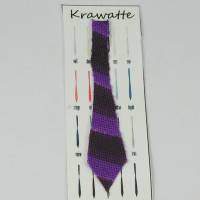 Krawatte, Schlips, Langbinder in Miniatur im Maßstab 1:12 Bild 4