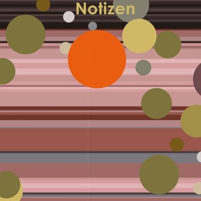 Notizheftchen Notizen - Zeitraffer, DIN A6 Notizheft liniert, Paperback mit Softcover, mit Streifen und Punkten