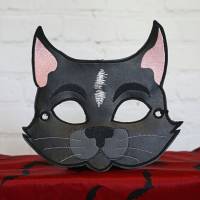 Stickdatei ITH Halloweenmaske Karnevalsmaske Katze Bild 6