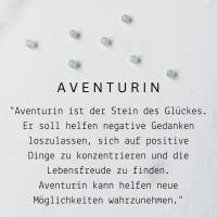 Glück im Herz - Fensterschmuck mit Heilstein - Aventurin Bild 4