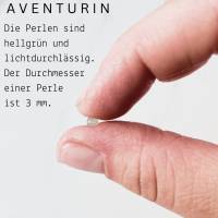 Glück im Herz - Fensterschmuck mit Heilstein - Aventurin Bild 5