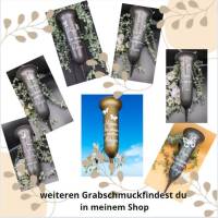 Grablicht Solar Schmetterling, Personalisiert, Kerze, Gedenklicht, Trauerlicht, Erinnerungslicht, Grab Bild 8