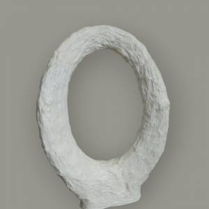 Minimalistische Skulptur weiß in abstrakter Form Einzelstück Bild 8