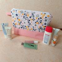 Strickbeutel, Projekttasche, Windeltasche, Stricktasche, Kosmetiktasche, mit Reißverschluß, Clutch Bild 3