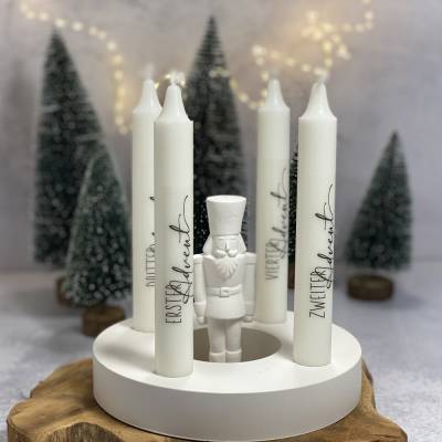 Adventskranz für Stabkerzen