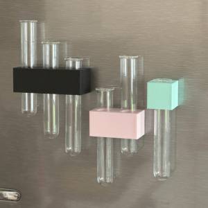 Kühlschrank Magnet “Reagenzglas Blumenvase” Bild 3