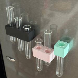 Kühlschrank Magnet “Reagenzglas Blumenvase” Bild 6