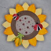 Laterne "Sonnenblume" inkl. LED-Licht Bild 1