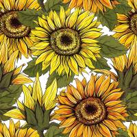 Notizheftchen Sonnenblumen, DIN A6 Notizheft liniert, Paperback mit Softcover Bild 2