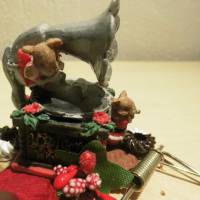 Achtung Mäuse Geldgeschenk für Weihnachten oder Nikolaus - Mausefalle - Unikat  - Winter Bild 6