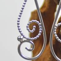 Filigran-Ohrringe aus 925 Sterling Silber - handgemacht Bild 3