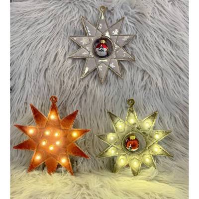 Stickdatei Lichterstern, Fensterdeko, Lichterbogen Weihnachten, Set 893 Stern In the Hoop